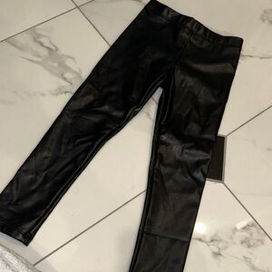 H&M Kids Shiny Black Leggings